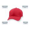 Augusta Sportswear Sport Flex Athletic Mesh Cap Red Large/X-Large view 2