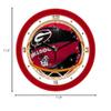 Georgia Bulldogs Slam Dunk 11.5" Basketball Theme Wall Clock view 3