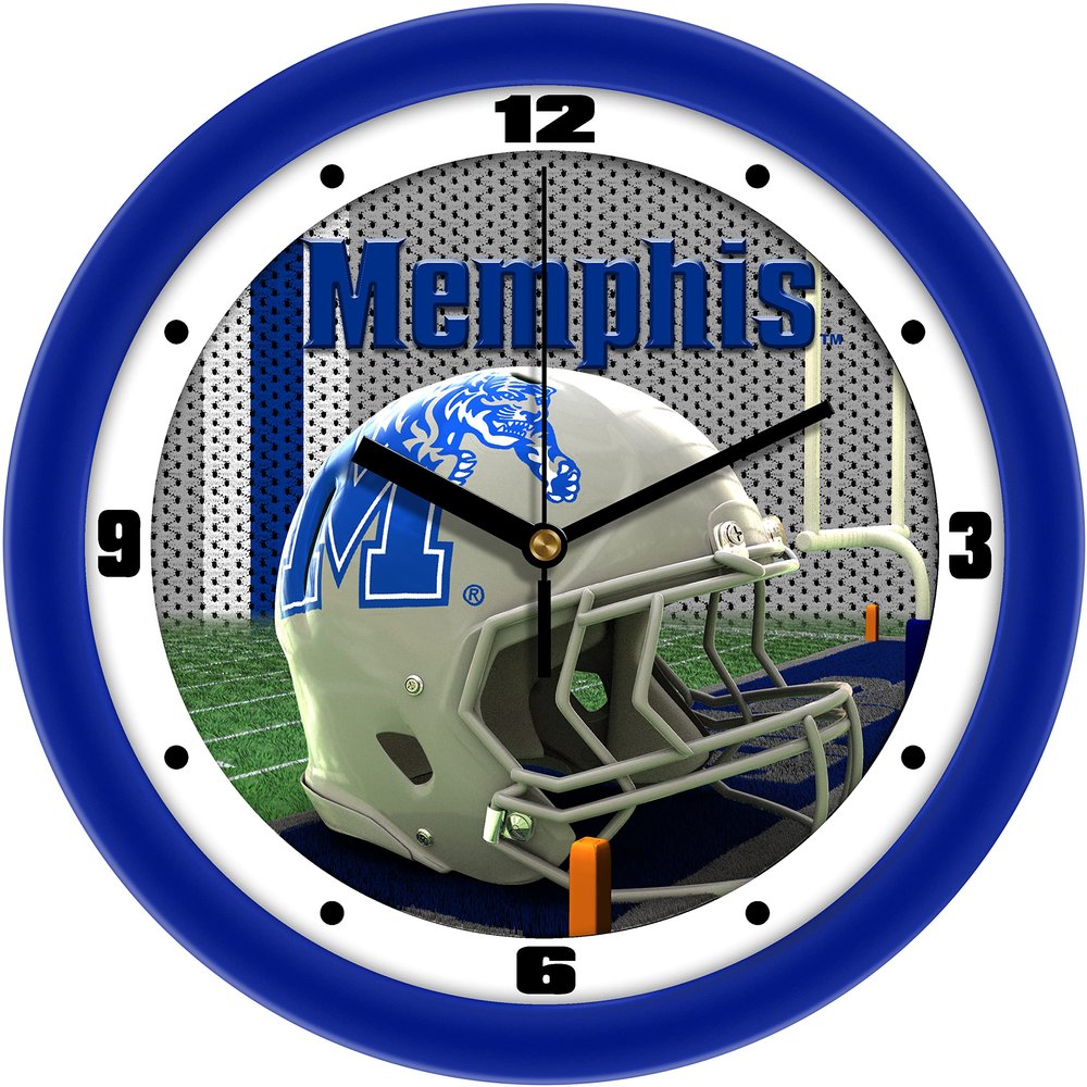 SunTime Memphis Tigers - Football Helmet Wall Clock