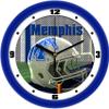 SunTime Memphis Tigers - Football Helmet Wall Clock view 1