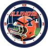 SunTime Illinois Fighting Illini - Football Helmet Wall Clock view 1