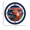 SunTime Illinois Fighting Illini - Football Helmet Wall Clock view 3