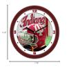 SunTime Indiana Hoosiers - Football Helmet Wall Clock view 3