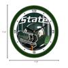 SunTime Michigan State Spartans - Football Helmet Wall Clock view 3