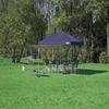 Captain Stag M-3287 Tent Tarp, Sun Shelter, Side Panel, 375UV, S, Navy view 4