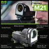 Meprolight M21 Triangle Day/Night Tritium Illum Reflex Sight w/Picatinny Rail Adapter 0626410 view 4