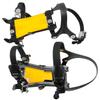 Evernew EBY015 Adjustable Width 6-Prong Crampons, Large, Yellow view 2