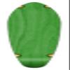 Yocaher 40" x 10" Kicktail Cruiser Longboard Skateboard Deck w/Premium 80A Black Grip Tape (Deck Only - Green) view 1