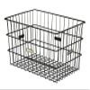 Basil Zembla Bicycle Basket  Black Gray view 1
