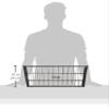 Basil Zembla Bicycle Basket  Black Gray view 2
