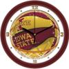 SunTime Iowa State Cyclones College Basketball Slam Dunk Wall Clock, Silent Non Ticking, 11.5" view 1