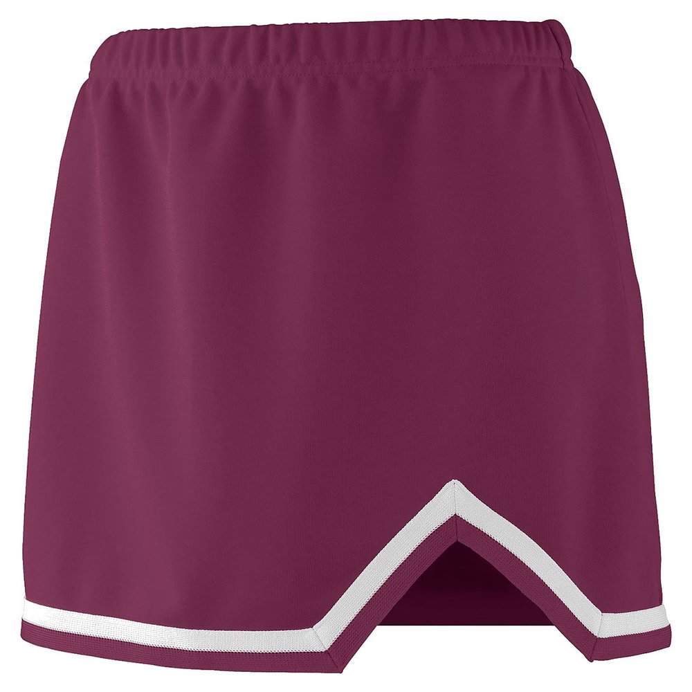 Augusta Sportswear Girls' Energy Skirt XS Maroon/White