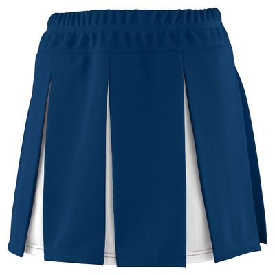 Augusta Sportswear Girls' Liberty Skirt XS Navy/White