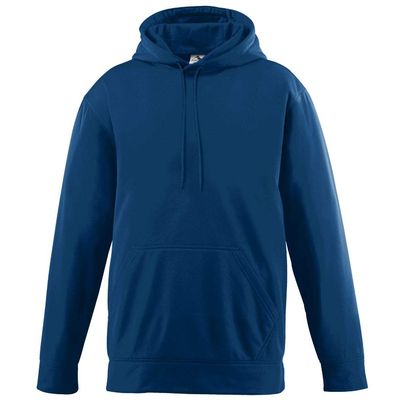 Augusta Sportswear Boys Wicking Fleece Hooded Sweatshirt, Navy, Small