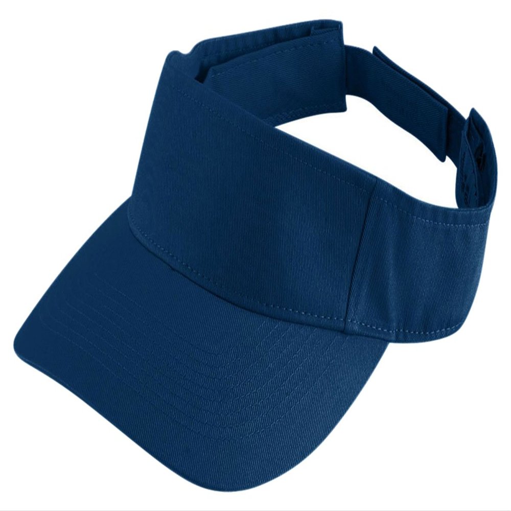 Augusta Sportswear Youth Sport Twill Visor OS Navy