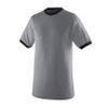 Augusta Sportswear Mens Ringer T-Shirt  Soft Jersey Knit Tee with Contrast Collar, Cuffs, and Classic Set-in Sleeves RI view 1
