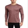 Mizuno Men's Inspire Long Sleeve Blank Tee, Red, Small view 1