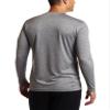 Mizuno Men's Inspire Long Sleeve Blank Tee, Grey, X-Large view 2