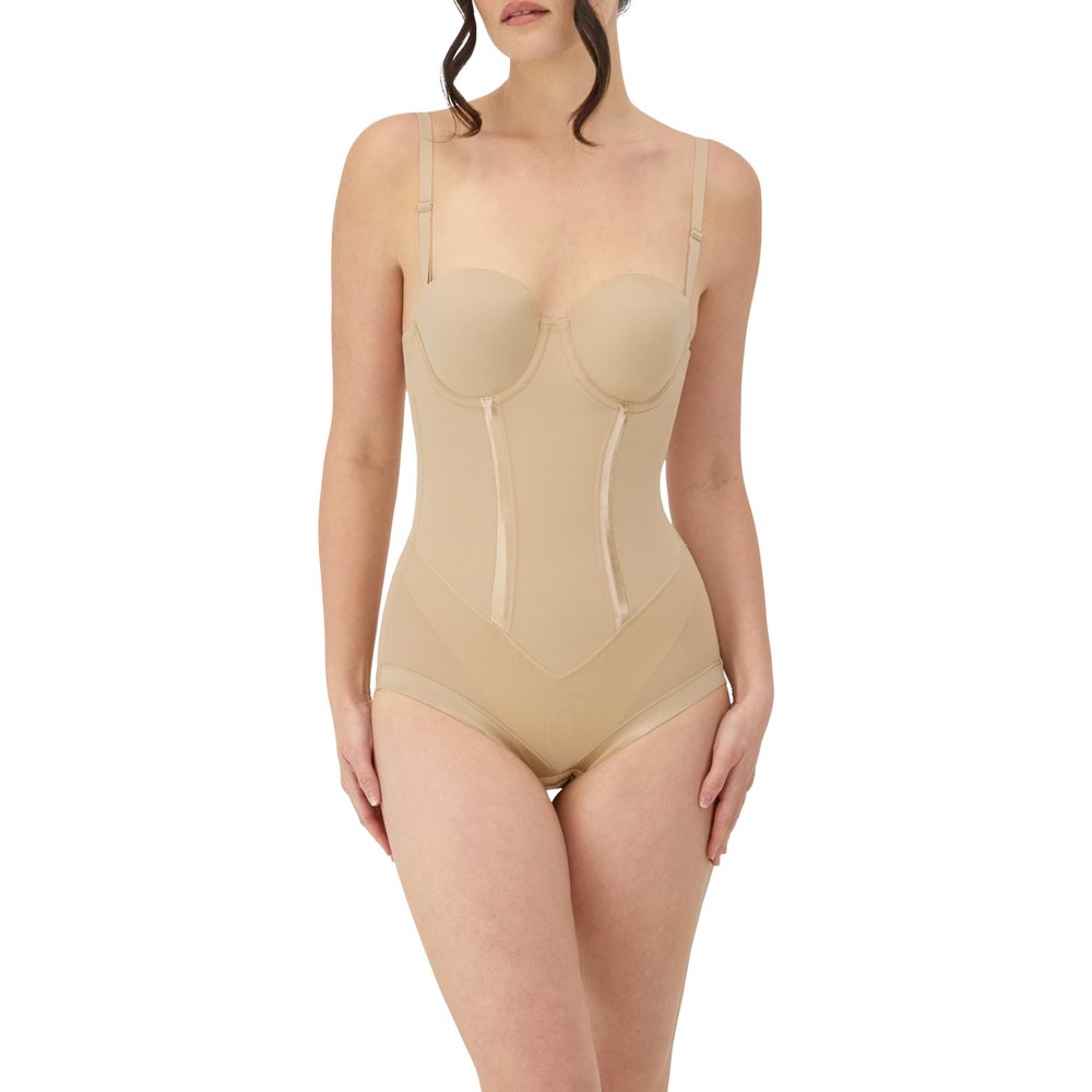 Maidenform Womens Body Shaper With Built-In Bra & Anti-Static Fajas Shapewear FL1256