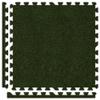 Alessco 6' x 6' (9 Pieces) Grass Green Premium SoftCarpets Interlocking Comfortable Carpet/EVA Foam Rubber view 1