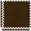 6' x 6' (9 pieces) Brown Premium SoftCarpets Interlocking Comfortable Carpet/EVA Foam Rubber view 1