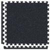 8' x 8' x 3/4" (16 pieces) Black/Royal Blue SoftRubber Interlocking Comfortable Recycled Rubber/EVA Foam Rubber view 1
