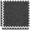 Alessco 6' x 6' (9 pieces) Dark Grey Premium SoftCarpets Interlocking Comfortable Carpet/EVA Foam Rubber view 1