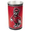 NCAA North Carolina State University Tapered Wastebasket, 15" H view 1