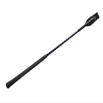 WHIP & GO'Show' whip - 63 cm long - Burgundy/Grey