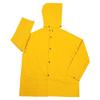 Cordova RJ352YL Stormfront .35 MM PVC/Polyester, Yellow 2-Piece Rain Jacket, Corduroy Collar, Storm Fly Front, Detachable Hood, Large view 1
