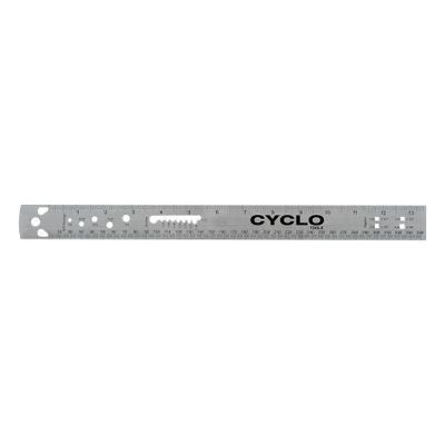 CYCLO WELDTITE Spoke Ruler for Ball Bearings, Spoke & Nipple Measurements - 340 mm