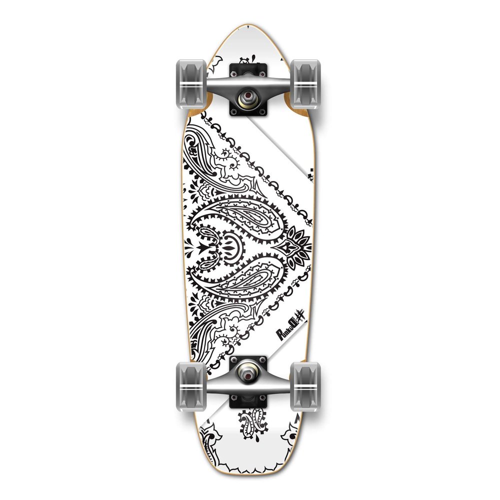 Graphic Complete Longboard- Mini Cruiser- Banana Cruiser 27" X 8"