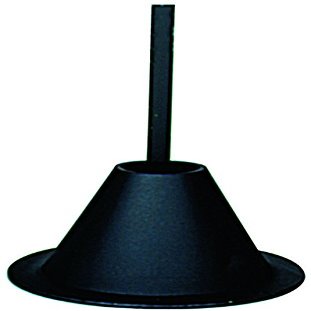 On Time Wildlife Feeders Aluminum Mounting Funnel, Black, 00101