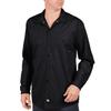 Dickies Occupational Workwear LL535BK XL Polyester/Cotton Men's Long Sleeve Industrial Work Shirt, Extra Large, Black view 1