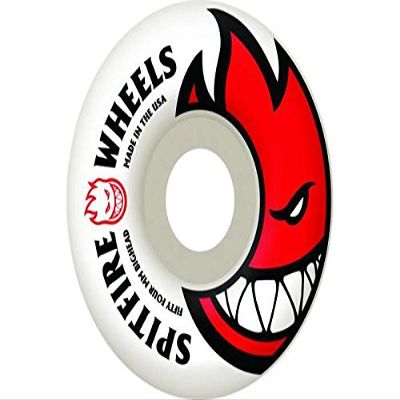 Spitfire Bighead White Skateboard Wheels - 52Mm