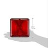 Bargman 34-86-101 Red Single Taillight (with Stop/Tail/Turn - Black Base) view 3