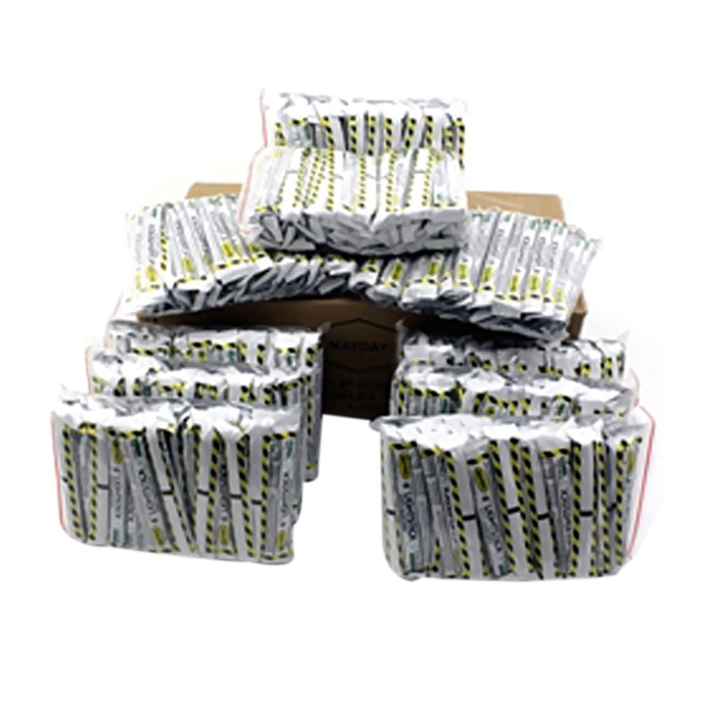 Mayday Emergency Survival Case of 500 Green Light Sticks $0.40Ea