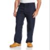 Dickies Occupational Workwear LP812NV 36x30 Polyester/Cotton Relaxed Fit Men's Industrial Flat Front Pant with Straight Leg, 36" Waist Size, 30" Inseam, Navy Blue view 1