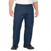 Dickies Occupational Workwear LP812NV 36x30 Polyester/Cotton Relaxed Fit Men's Industrial Flat Front Pant with Straight Leg, 36" Waist Size, 30" Inseam, Navy Blue view 4