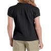 Dickies Big Girls' Short Sleeve Performance Polo Shirt, White, Medium view 2
