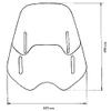 980246 MRA VarioScreen (style"VNB") for naked bikes & cruisers (SMOKE GRAY) view 2