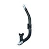Mares Ergo Flex Snorkel for Scuba Diving, Snorkeling, Freediving with Corrugated Silicone Hose & Mouthpiece, Black view 1