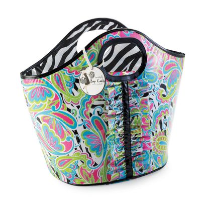 Mud Pie Wild Paisley Cooler Tote