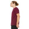 BELLA+CANVAS Unisex Jersey Short Sleeve Tee, Maroon, Small view 2