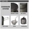 Kovea Solo 2 Camping Cookware Cookset Portable Cookware Hard Anodizing Coating KSK-SOLO2 view 2