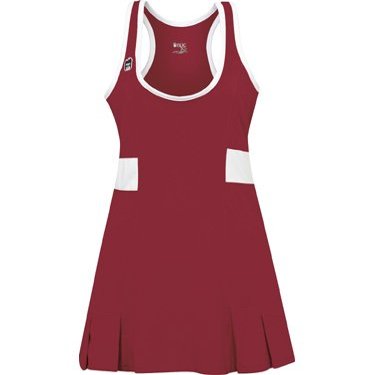 DUC Dominate Tennis Dress (Black/White, Medium)