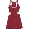 DUC Dominate Tennis Dress (Black/White, Medium) view 1