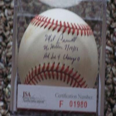 Mel Parnell Autographed Baseball - Autographed Baseballs
