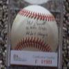 Mel Parnell Autographed Baseball - Autographed Baseballs view 1