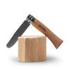 Opinel My First Opinel No.7, Stainless Steel Childrens Folding Knife with Safety Rounded Tip, Virobloc Locking Collar, Made in France (Apple Green) view 4